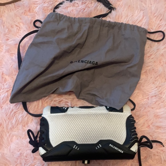 Balenciaga Sneakerhead phone holder bag.